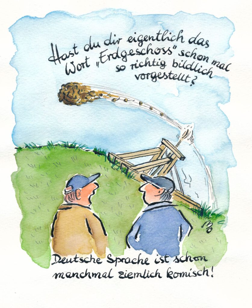 Erdgeschoss Karikatur Wochenspiegel Matthias Ose