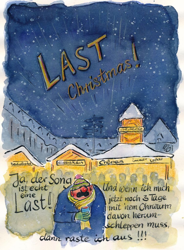 Last Christmas Karikatur Nordbayer Kurier Matthias Ose