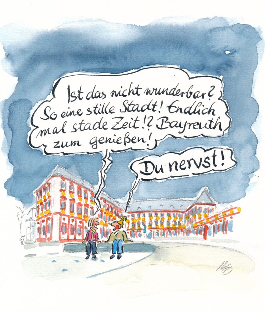 Stade Zeit, Karikatur, Nordbayer. Kurier, 27. 11. 2021 Matthias Ose